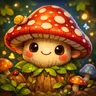 Colorful cartoon animal avatar with friendly expression and diverse color palette.